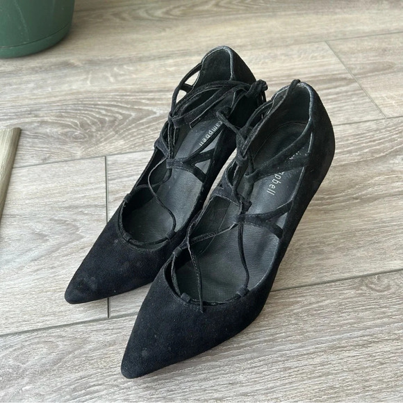 Jeffrey Campbell Brielle  Lace-Up Suede Pump - Picture 2 of 16